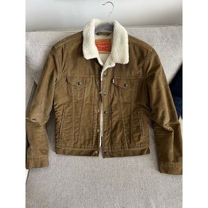 LEVIS Corduroy sherpa trucker jacket